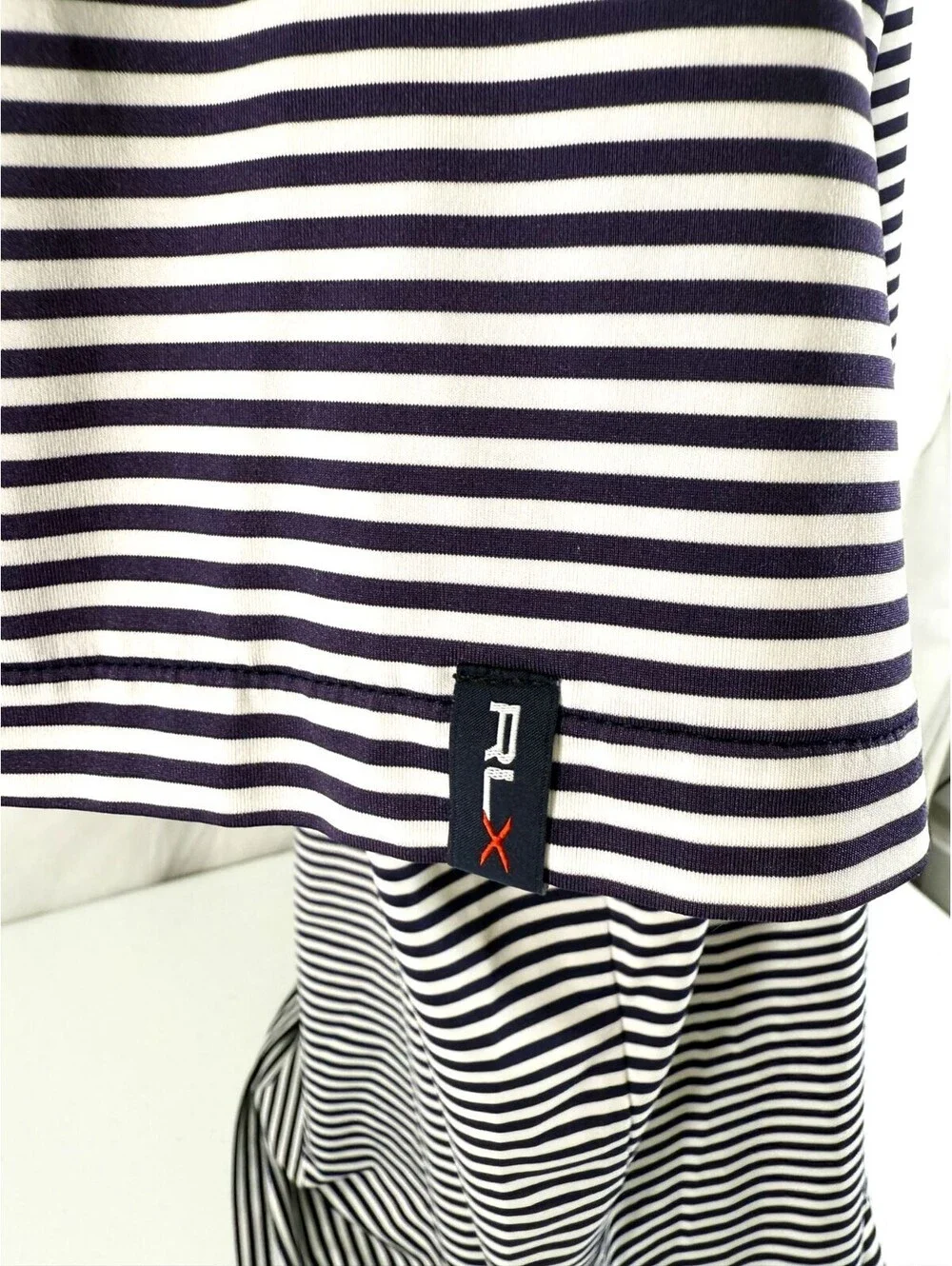 Alabama Golf Association Ralph Lauren RLX Sport Polo Shirt Mens Large Navy White